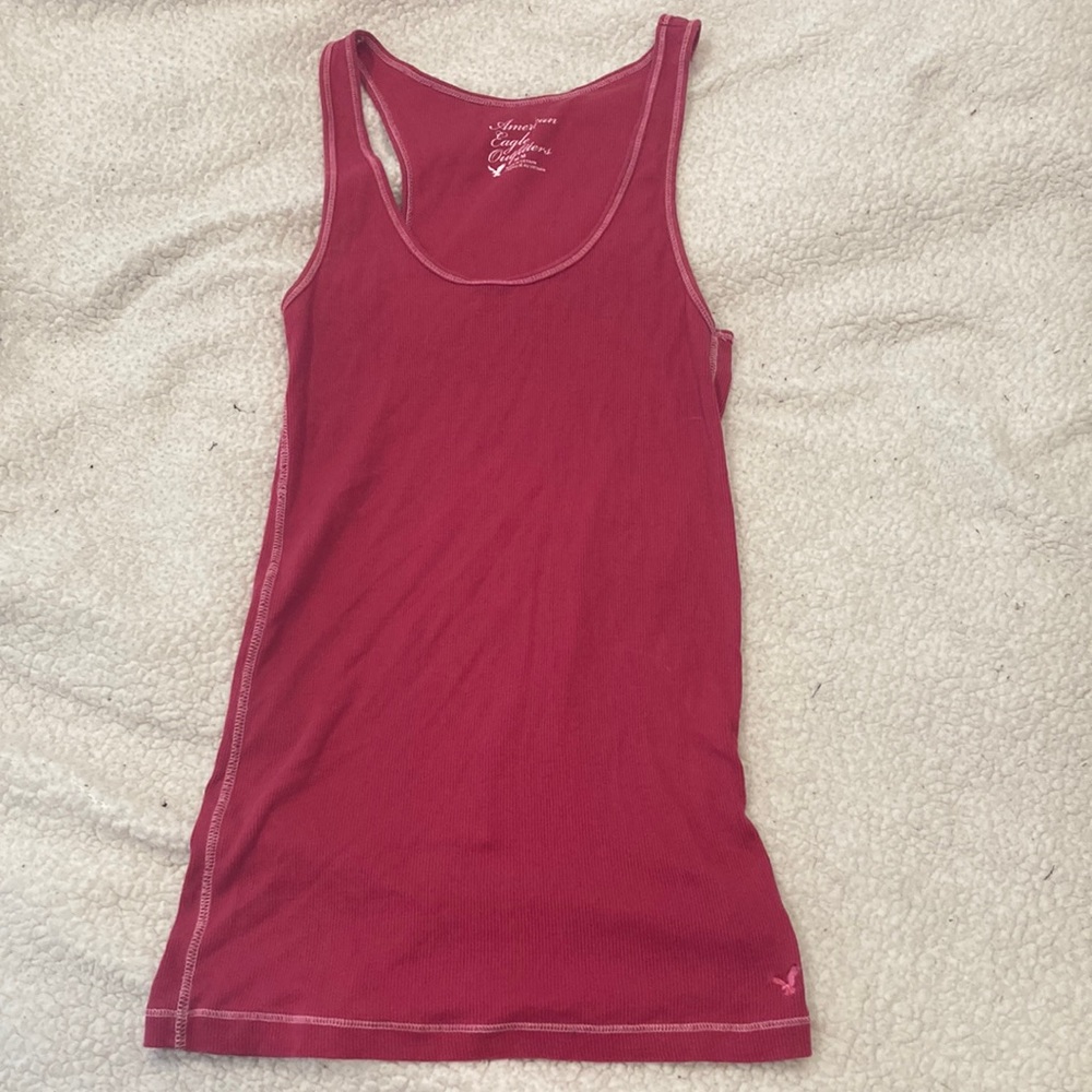 Red American Eagle Tanktop